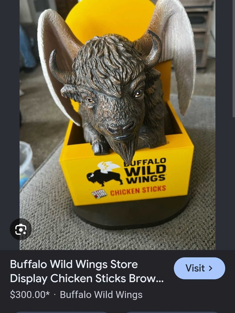 Buffalo Wild Wings Slim Jim x Buffalo Wild Wings Chicken Sticks Counter Display